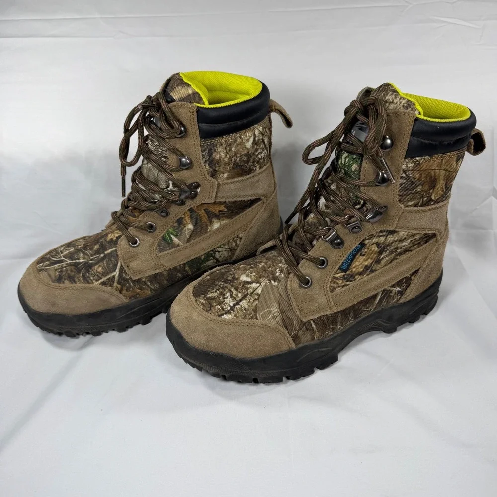 Itasca Women 6 Waterproof Hunting Boots 800g Thinsulate Camo Suede 5520010